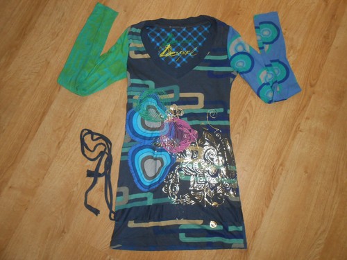Tunique Ou Haut Desigual Multicolore Taille XS/34 - Occasion Très Bon état, Style Bohème