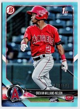 2018 Topps Bowman 1st Bowman Drevian Williams-Nelson #BD-77 (RC) Teal /499