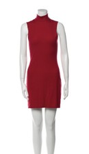 Reformation Mockneck Mini Dress | Medium | Red | Shift | Women's