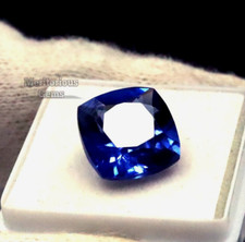 8-10CT Natural Blue Sapphire Cushion Shape Certified Loose Gemstone Custom Free