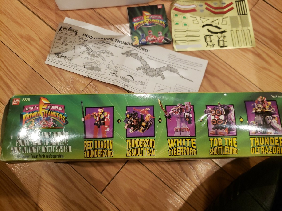 1994 Bandai Mighty Morphin Power Rangers Red Dragon Thunderzord