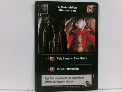 2000 Star Wars: Young Jedi CCG - Duel of the Fates Neimodian Viewscreen #43