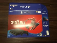 Empty Box Art Only Spider-Man PlayStation 4 PS4 Slip Cover Sleeve
