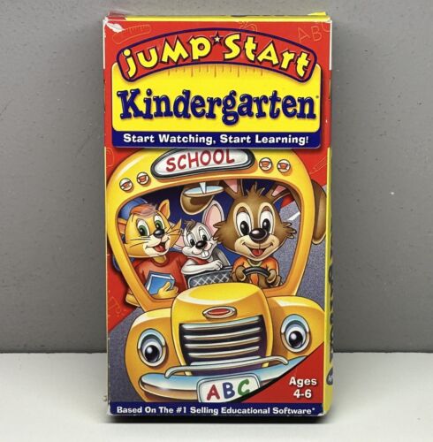 Jump Start Kindergarten Start Watching, Start Learning! VHS 1999 Video Tape RARE - Picture 1 of 9