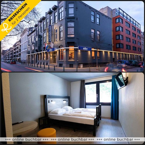 2 Tage zu zweit a&o Rotterdam City Niederlande Reisegutschein Wochenende Urlaub - Picture 1 of 8
