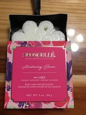 Spongelle AWAKENING BLOOM Infused Bath Shower Body Sponge Buffer 3 Oz New