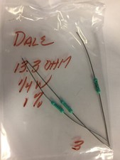 DALE 13.3 OHM 1/4 WATT 1 RESISTORS  3  PCS NEW