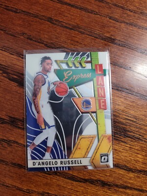 2019-20 Donruss Optic Express Lane #21 D'Angelo Russell  Warriors 