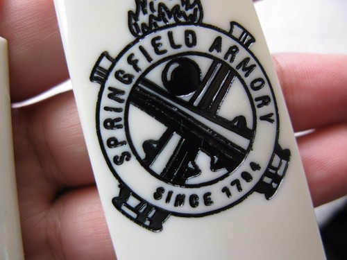 COOL SPRINGFIELD BEIGE RESIN GRIP FOR 1911 SPRINGFIELD CLONES FREE SHIP - Picture 8 of 9