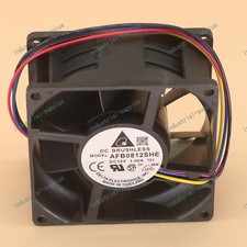 Delta AFB0812SHE 12V 1.0A 8038 8CM 4-pin dual ball high air volume cooling fan