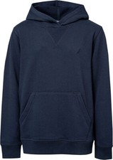 Nautica Boys Zip Up Hoodie Sweatshirt Signature Logo Design Kangaroo Pockets, 5