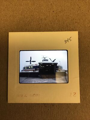 35mm SLIDE - 1978 ENGLAND Hovercraft SEASPEED FERRY Princess Anne MM3.#2.345