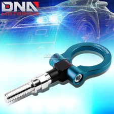 7 T-6061 Aluminum Frontrear Sky Blue Racing Tow Hook Kit For 09-13 Honda Fit