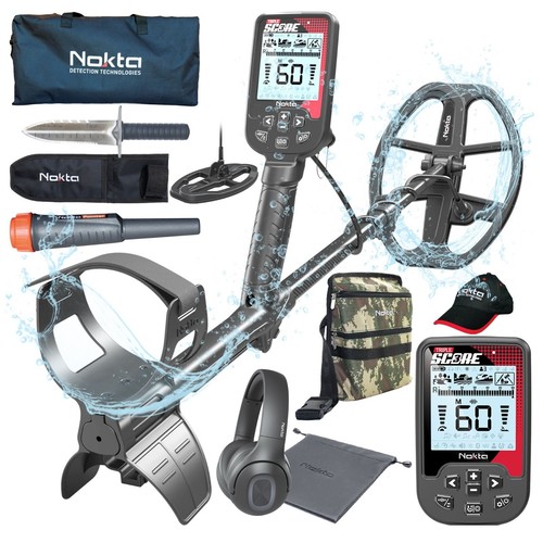 Nokta Triple Score - Multi-Frequency Metal Detector - Pro Pack - Seasoned Search