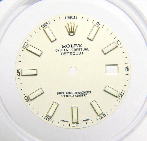 Genuine Rolex Datejust II 116303 1163 33 Crema Avorio Oro Giallo Romano  Quadrante Orologio | eBay