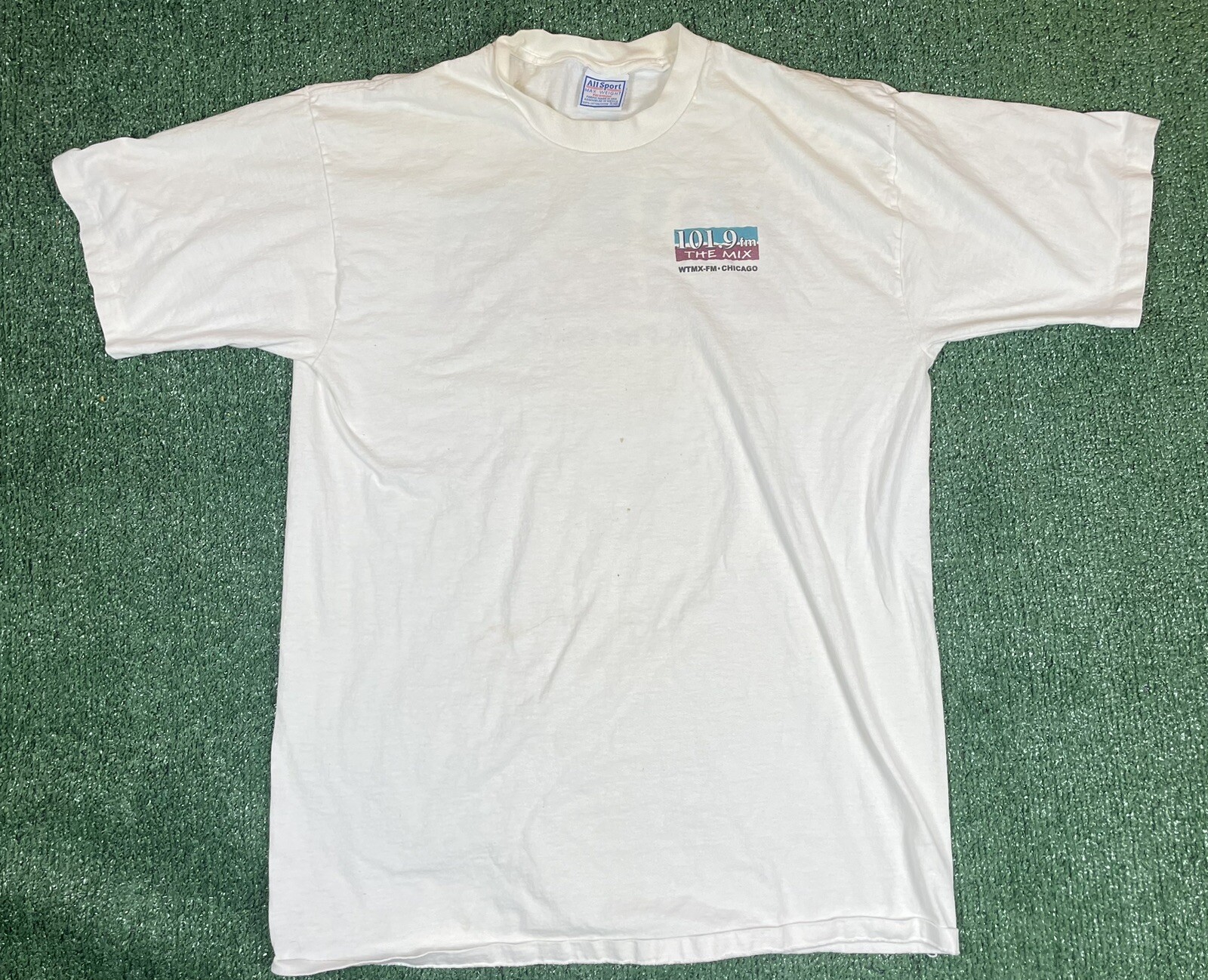 101.9 Fm The Mix Chicago Radio Vintage Shirt Single S… Gem