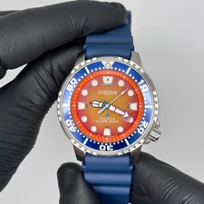 Citizen Promaster Dive Eco-Drive Orange Dial Men's Watch BN0169-03X