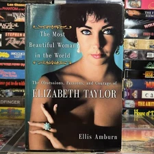 The Most Beautiful Woman In The World Elizabeth Taylor 2000 Bio Ellis Amburn HC