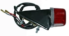 Universal rear light, tail light complete (trail-trials) rubber mount 12v.