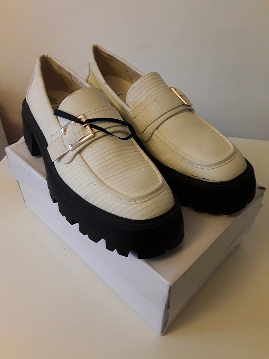 Trendy TK Maxx Elle Fashion Chunky Ladies Lofas Side Classic Details UK 