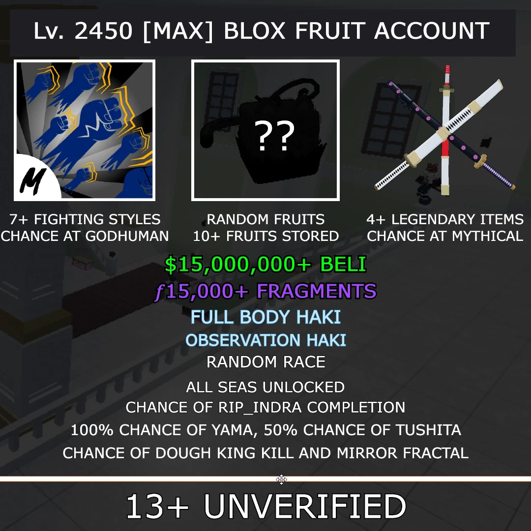 Frutas Blox Fruit, Comprar Novos & Usados