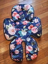 Universal Newborn & Infant Car Seat / Stroller Head and Body Support - Navy Flor