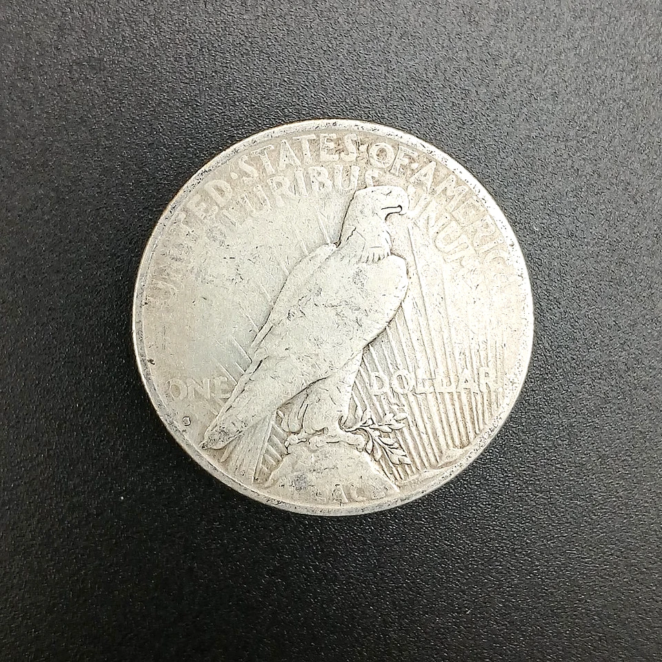 1934 S Peace Silver Dollar Key Date 1M Minted Good Condition Coin - Image 2 of 2