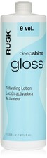 RUSK Deepshine Gloss Activating Lotion, 33.8 Oz, 9 Vol.