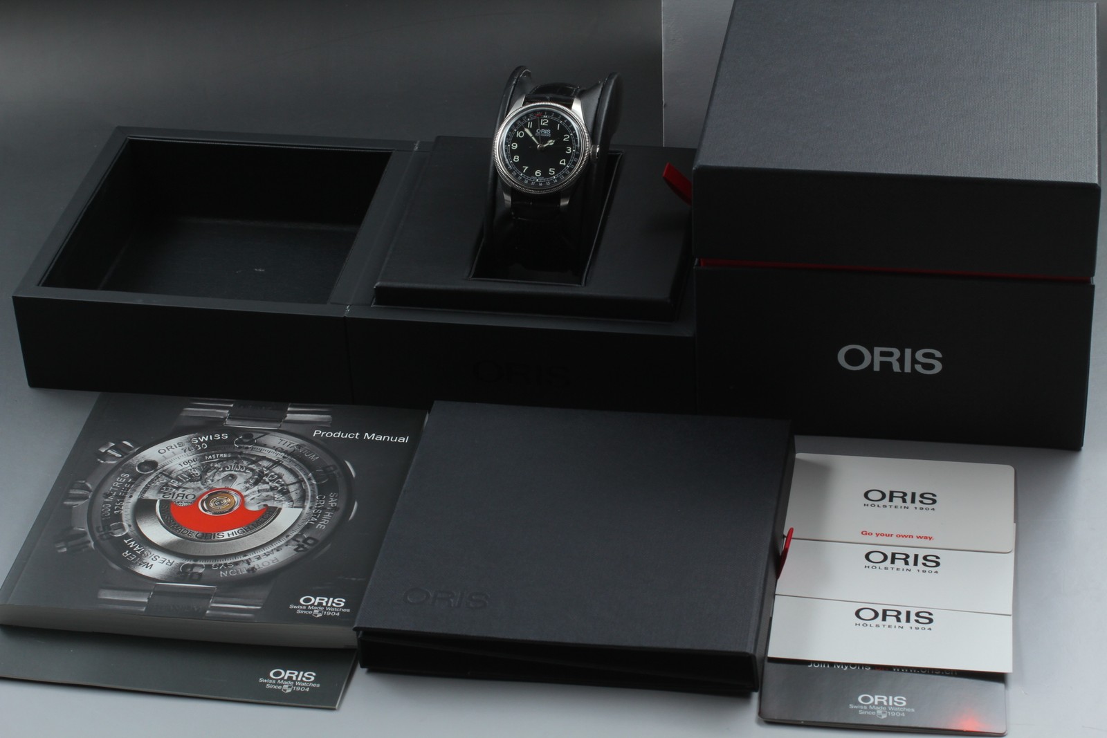 Oris Big Crown Pointer Date 7696 Black Automatic … - image 3