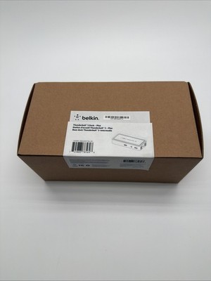 New Belkin F4U109TT Thunderbolt 3 Dock Plus Docking Station