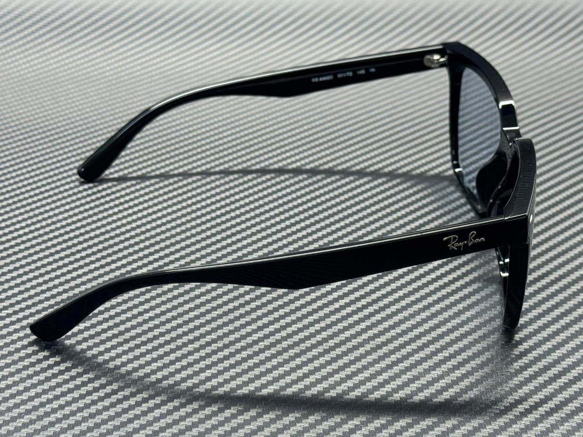 RAY BAN RB4466D 601 72 Black Light Blue Unisex 47 mm Sunglasses | eBay