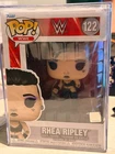 Funko Pop! WWE Rhea Ripley #122 WWF, AEW, TNA  MINT Vinyl Figure with Protector