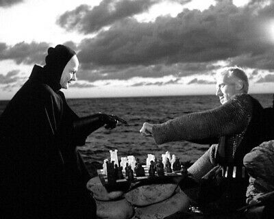 Det sjunde inseglet Bengt Ekerot Max von Sydow Seventh Seal chess 24X36 Poster