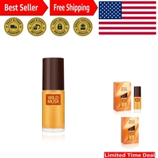 Coty Wild Musk Cologne Spray (1 oz) - Invigorating Aloe Vera Essence