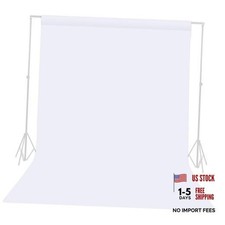 Photography Backdrop - 5 x 7 FT Backdrops for Photoshoot 5x7FT White