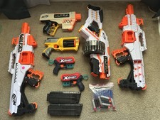 Lot Of 7 Nerf Motorized Ultra Blasters Fun Party Pack Deal Tested