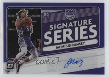 2020-21 Donruss Optic Signature Series Purple Prizm Jahmi'us Ramsey Auto 16ze