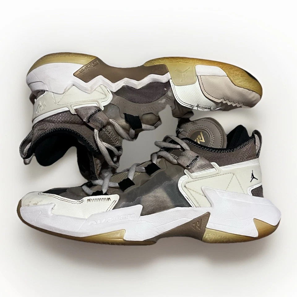 Nike Air Jordan Why Not .5 Coconut Milk Khaki Beige DC3637-102 Men's 10.5 ZER0.5 - Image 2 of 4