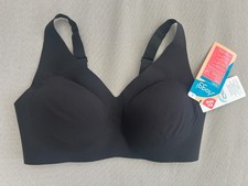 Image of SLOGGI Zero Feel 2.0 Soft Padded Bra BLACK 10217729 Size L LARGE BNWT FREEPOST