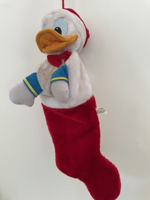 Vintage Disney Donald Duck Christmas Stocking 3D Plush 21 