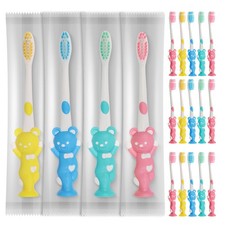 100pcs Disposable Toothbrush, Individually Wrapped, Manual Toothbrush Set for...