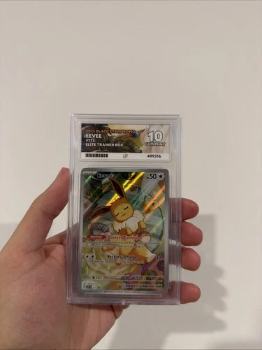 Pokémon TCG Eevee Prismatic Evolutions Promo SVP173 Ace 10