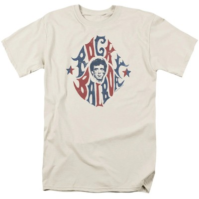Rocky Rocky Sign Mens T Shirt Cream