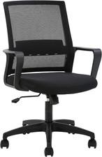 Office Chair Ergonomic Desk Chair Mid-Back Mesh Computer Chair Lumbar Support Co