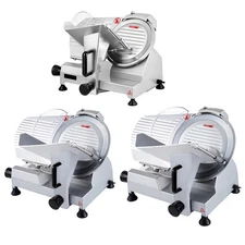 Uimoso Commercial Electric Meat Slicer Deli Food Cutter 8''/ 10" / 12" Blade