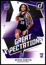 2024 Devin Carter Donruss Great X-Pectations BASKETBALL #9 Sacramento Kings