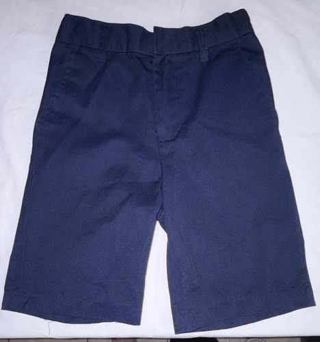 Galaxy Boys School Uniform Shorts Navy Twill Size 6 Pockets Button Adjustable