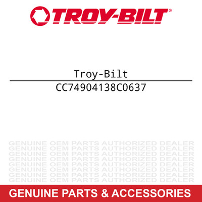 Troy-Bilt 749-04138C-0637 Powder Black Lower Handle Votex Vortex Tracker Storm