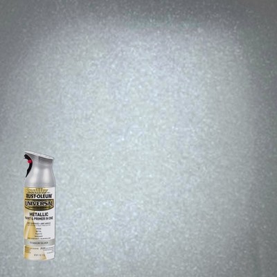 Rustoleum 245220EA Premium Spray Paint Metallic Silver 12 Oz Can