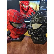 IN US Movie Tobey Maguire Cosplay Mask Spider-Man Full Face Headgear Xmas Gift